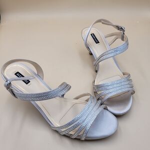 Alex Marie Silver Strappy Women's Sandals